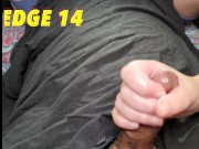 Preview 5 of Stunt Cock can't handle edging handjob. Premature Ejaculation and Ruined Orgasm.
