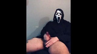 Ghostface Spying Caught Jacking Off