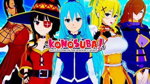 KONOSUBA HENTAI COMPILATION (Aqua, Megumin, Darkness, Wiz, Sylvia