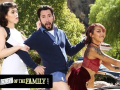 Horny Stepmom Joins Her Pervert Husband And Dirty Stepdaughter After She Caught Them Banging Hard