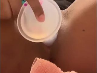 Petite ebony babe solo creamy_squirt