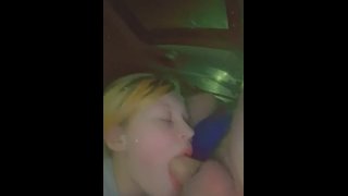 Sucking Dick in the car 