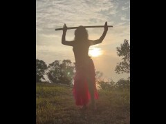 Bellydance Model  - Screenshot 2 of 16 - Nude Belly Dance