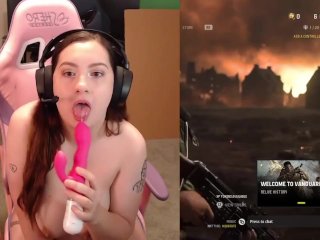 BF WALKS IN ON CALL OF DUTY GAMER_GIRL MASTURBATING short_version