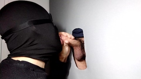 Another grindr boy returns again to get the milk from the balls after working.