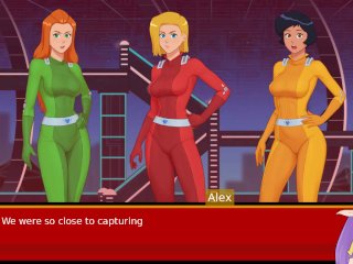 totally spies, anime, redhead, porn games