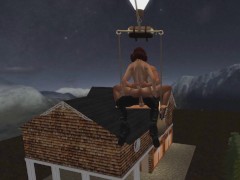 Pantyhose Daredevil Flying Fuck