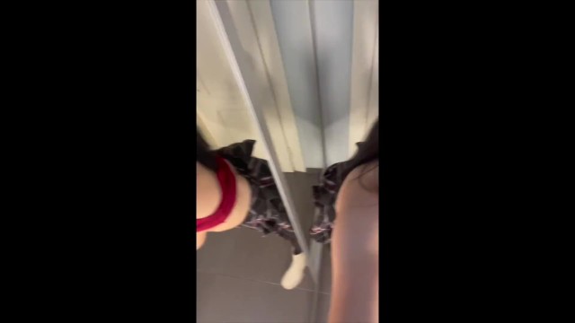 Selfie Video masturbate in mini skirt and stockings