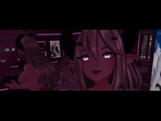 Vtuber uses Interactable Virtual Dildo for the first Time