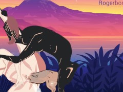 Cartoon monster transgender gets fucked by monster cock