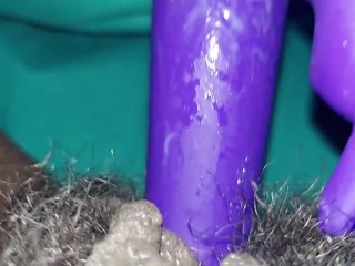 Creamy Mess after playing with Vibrating Toy