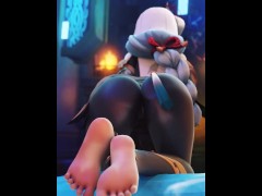 Genshin Impact Shenhe Twerking her Thicc Ass