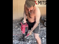 Hard at work on the Jackhammer