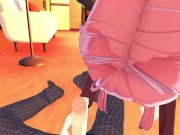 Preview 1 of TEASING ARU in the Office!! - 3D VR HENTAI