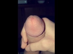 Jerking off to a snapchat my girlfriend sent me