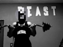 Sexy guy doing exercise 