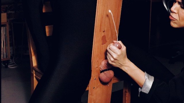 Watch Bondage Video:Ava Juices Throbbing, Aching Rock Hard Cock, Draining His Balls Until Empty w/ Explosive Cum Shot!!