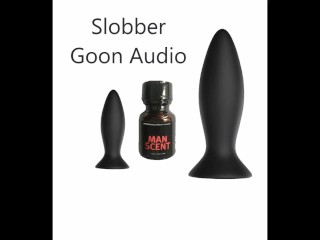Áudio Erótico Babando Goon Wanks com Plug up Ass