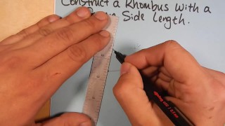 How to Construct a Rhombus