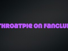 Slut Shows Off Sexy Feet and Legs While Getting Rough Facefuck and Filled with Cum SLOPPY THROATPIE