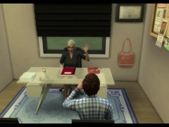 Video New Shemale Boss Tests Her Employee - Shemale Fucks Guy