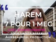 Preview 4 of AURBEAUREAL invité chez Enmarchenoire pour participer à un harem soumission 7 femme pour 1 mec