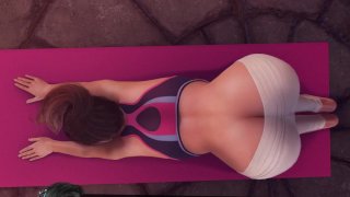 Gebieden van grijze DAYzero - Deel 15 - Mijn Hot sexy vrouw doet yoga door LoveSkySanX
