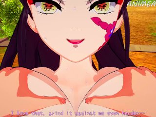 Daki and Tanjiro Fucking - Demon Slayer_Hentai