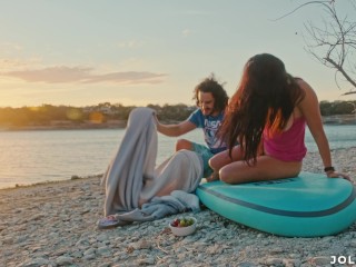 Nuestra manera de disfrutar un atardecer en Texas_es unpoco distinta