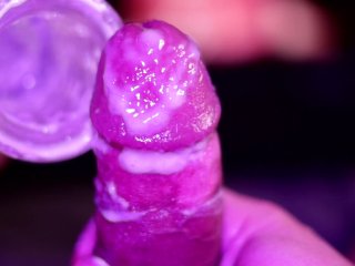 exclusive, male sex toy, close up, huge cumshot