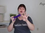 Preview 6 of Toy Review - Dual-Density Silicone Bendable Dildo by Strap-On-Me Sex Toy, Courtesy of Peepshow Toys