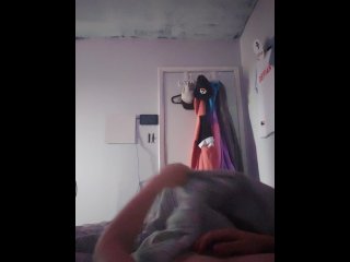 Stroking my cock first thing in the morning