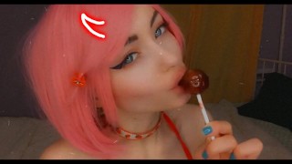 I ENJOY SUCKING LOLLIPOP AND MAKING THE AHEGAO FACE