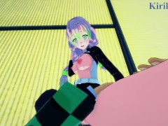 Mitsuri Kanroji and I have deep sex in a Japanese-style room at night.. - Demon Slayer POV Hentai