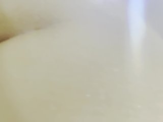 creamed, double penetration, female orgasm, pov