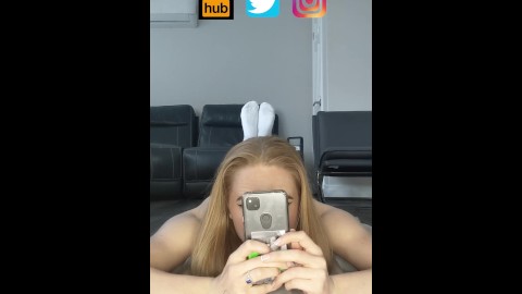 Sextok FYP Porn Trend: Bugs Bunny Challenge - Blonde Canadense Branco Teen Interracial Doggystyle Foda-se