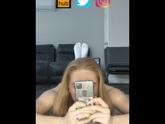 Sextok FYP Porn Trend: Bugs Bunny Challenge - Blonde Canadian White Teen Interracial Doggystyle Fuck