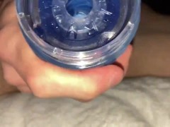 Front View of Fleshlight Fucking - Your POV (Part 2/2)