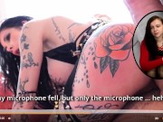 Preview 6 of Jente ser på gangbang-porno // Ekskjæresten min elsker å knulle fire store kuker
