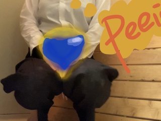 pee desperation, big ass, pissing, peeing