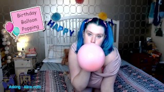 TRAILER - Balão de aniversário estourando