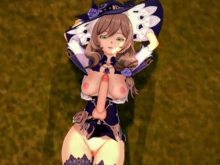 Genshin Impact: LISA BlowJob and Titjob (3D Hentai)