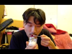 精液かき氷食べてみた。