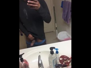 wrong text, big dick, party, bathroom