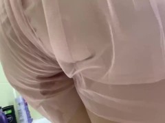 Малышка писает в юбку для девочек стоя. Хулиганка - Screenshot 5 of 16 - Pee Skirt