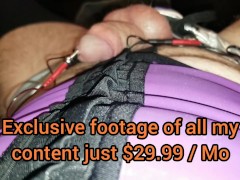 HFO Electro Stim in Shiny Boy Shorts