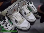 Preview 2 of Cumshot on Nike jordan 4