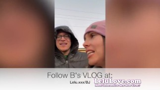 POV handjob blowjob til your BIG cumshot femdom ruined orgasm behind the scenes cleanup - Lelu Love