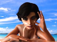 Video [Bonus]Elisabeth Pussy Thighjob Dry Humping on the Beach POV [Grand Cupido]( BioShock Infinite )