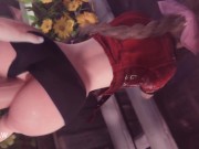 Preview 5 of Aerith Gainsborough and Cloud Strife in Her Flower Garden. GCRaw. Final Fantasy